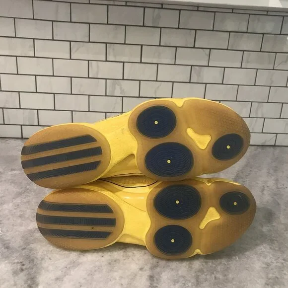 Adidas Adizero Sneakers Mens 15 Yellow Rose 1 Retro All Star Basketball Shoes - Picture 13 of 14
